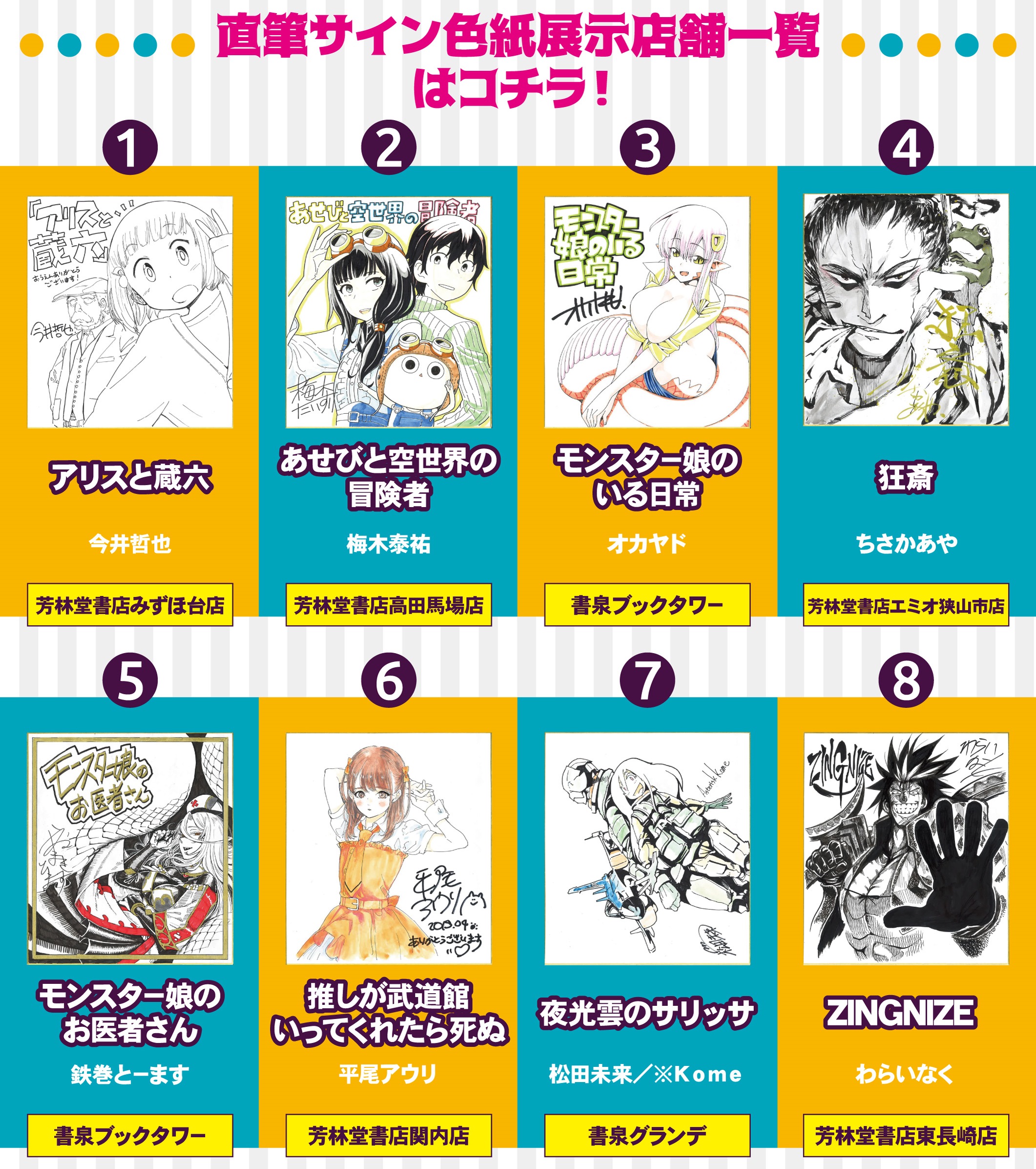 当選発表】リュウコミックス・トクマコミックスechoesレーベルフェア 
